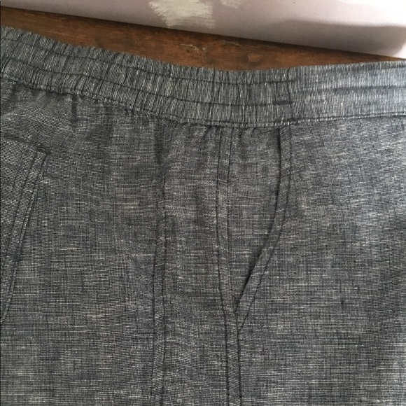 Wide leg linen with drawstring waist - Picture 5 of 6